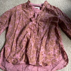 Pink Anthropologie Blouse
